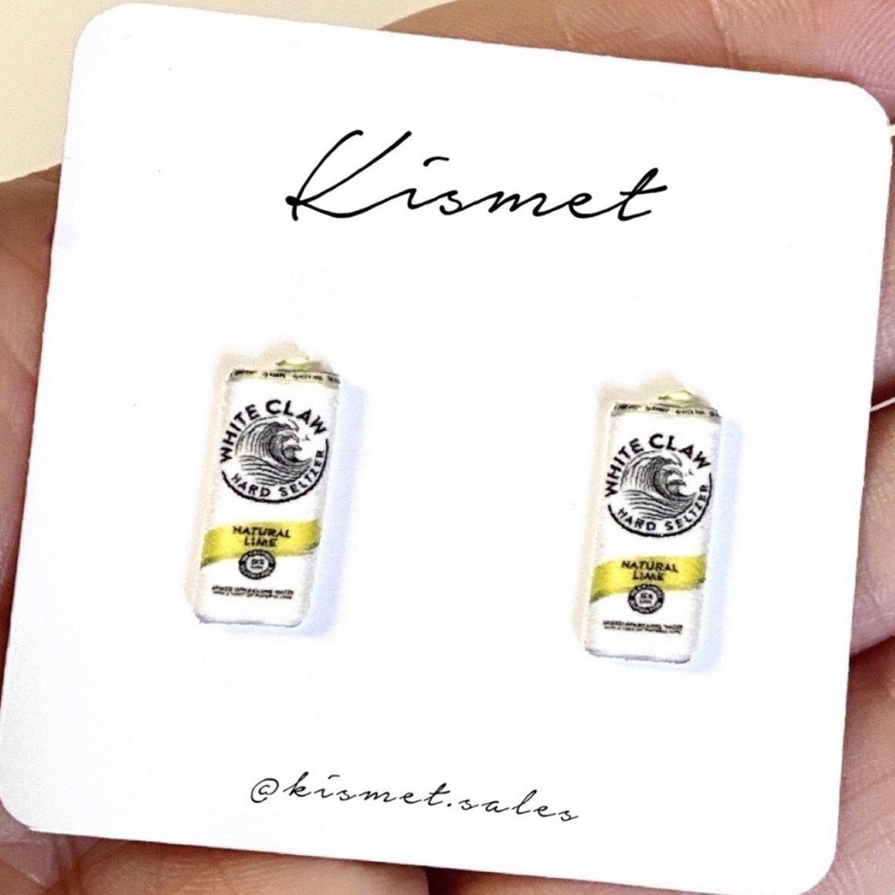 Hard Seltzer Can Earrings